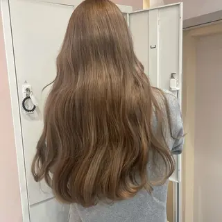 ロング マホ/日吉/髪質改善 /レイヤー/ガーリーのヘアスタイル