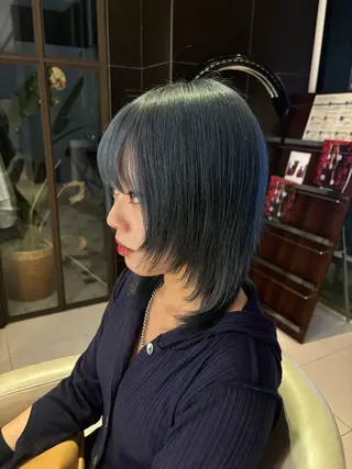 セミロング 野田 聖輝のヘアスタイル