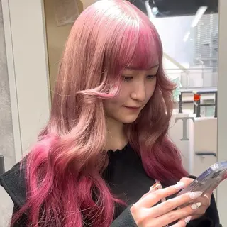 カラー 艶髪ハイトーン /RYUUKI/栄のヘアスタイル