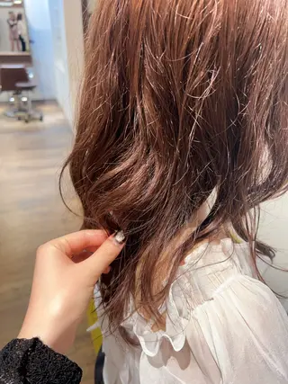 ミディアム パーマ PIS／ NAHOのヘアスタイル