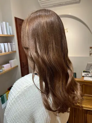 セミロング 🌈透明感カラー🌈 🌟吉田祐介🌟のヘアスタイル