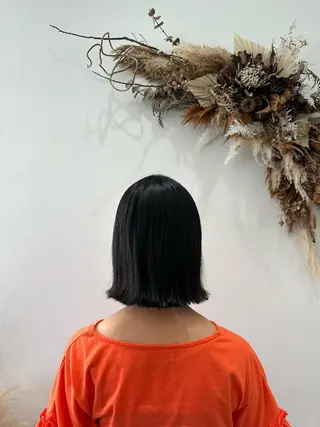 ミディアム カラー ヘアアレンジ 岩本みるか/ 暖色カラー/ベージュのヘアスタイル