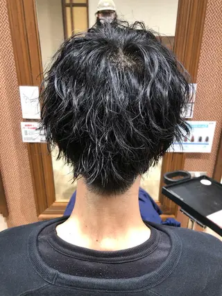 ショート パーマ メンズ メンズパーマ/ スパイキー/神田正紀のヘアスタイル