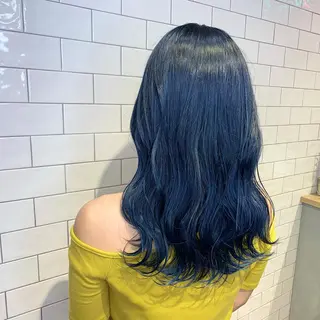 セミロング カラー 原山 直人のヘアスタイル