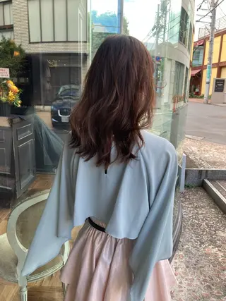 セミロング 髪質改善🌸 タケウチハナノのヘアスタイル