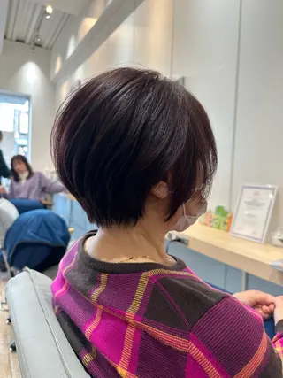 ショート 若山 敦のヘアスタイル