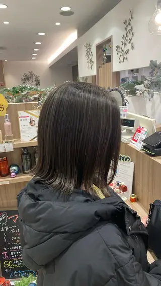 ミディアム 永田 晃大のヘアスタイル