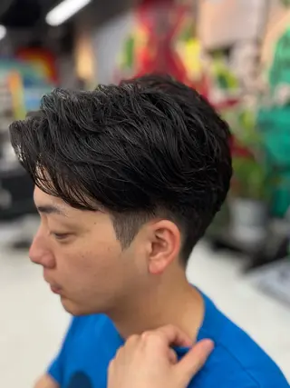 ショート パーマ メンズ 錦糸町/Men's cutパーマ石川史弥のヘアスタイル