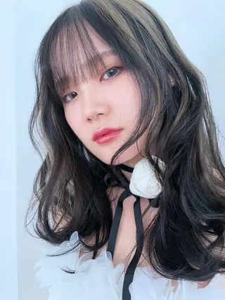 ミディアム 髪質改善/艶カラー✨ 𝔂𝓾𝓴𝓲のヘアスタイル