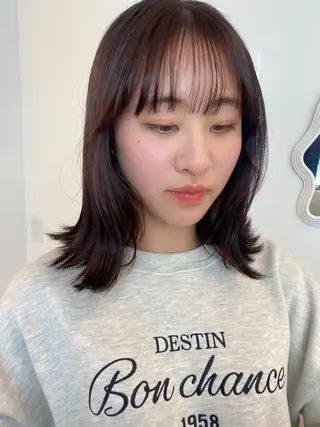 ミディアム カラー ichika/天神 /parc hairのヘアスタイル