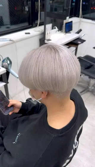 ショート カラー 高島大登/顔周り /レイヤーカットのヘアスタイル