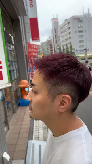 カラー メンズ メンズカット/進藤 龍之介のヘアスタイル