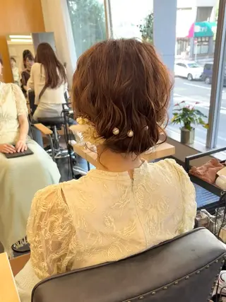 ショート ヘアアレンジ 武田美空🐇 ボブ/暖色カラー🌷のヘアスタイル