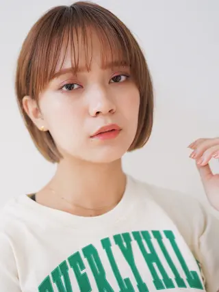 ショート レベンス田町 西谷悠のヘアスタイル