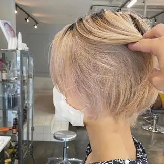 ショート カラー me_me.所属・【me_me.】 mayuのヘアスタイル