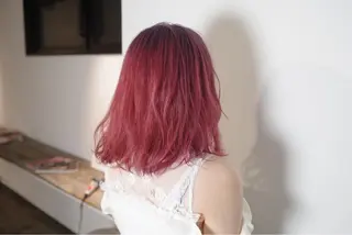 ミディアム カラー ハイトーン/レイヤー /ケアブリーチ石川治のヘアスタイル