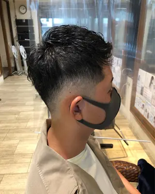 ショート メンズ メンズパーマ/ スパイキー/神田正紀のヘアスタイル