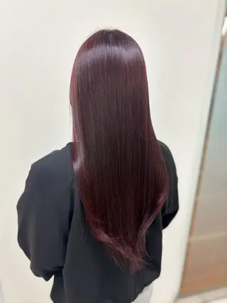 ロング 透明感ピンクカラー 銀座🍒AYANEのヘアスタイル
