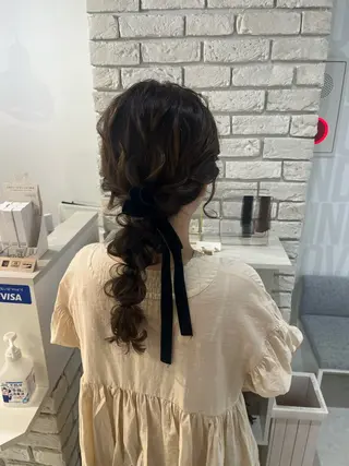 ロング ヘアアレンジ Dityca...tia所属・りん/ 無料ヘアセットのヘアスタイル