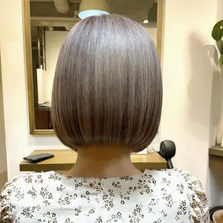 ミディアム カラー ✨️美髪矯正×似合わ せ艶カラー✨藤田透のヘアスタイル