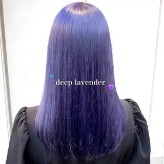 ロング カラー 韓国っぽ♡寒色/暗髪 🫧MOEKA🦋のヘアスタイル