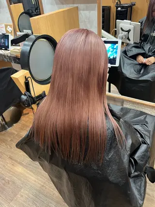 セミロング カラー 西田辺/ タカスナオヤのヘアスタイル