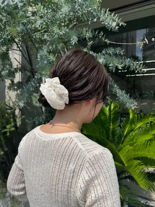 ミディアム カラー TSUBAME HAIR所属・Yuzu .のヘアスタイル