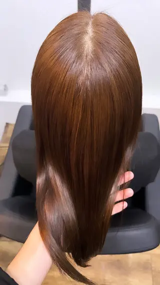 セミロング カラー 椎葉 祐也のヘアスタイル