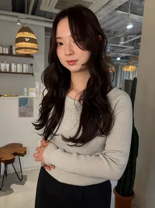 ロング cocoluana(ココルアナ)所属・韓国風ヘア専門 🇰🇷Noaのヘアスタイル