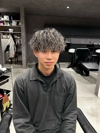 カラー パーマ メンズ Men's BUCK所属・色気と品の出るカット /玉城　吹武稀のヘアスタイル