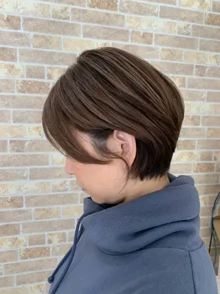 ショート 再現性ショートボブ 木又克美のヘアスタイル