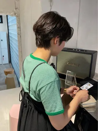 ショート 🟡ひろの/ツヤ カラー/髪質改善🟡のヘアスタイル