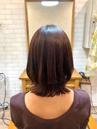 ミディアム カラー Aujuaソムリエ 🎨‎♡HARUのヘアスタイル