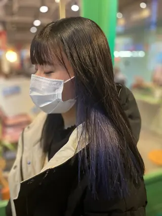 セミロング カラー ❁ヘアメ❁ YUMI ❁ゆみ❁横浜桜木町のヘアスタイル