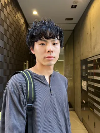 パーマ メンズ 大阪メンズハイトーン /スパイキー/RAIのヘアスタイル
