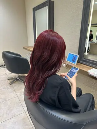 カラー パーマ×レイヤー| カラー カホ🪩🤍のヘアスタイル