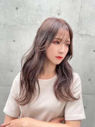 ロング カラー ヘアアレンジ 名駅Private Salon Noaのヘアスタイル