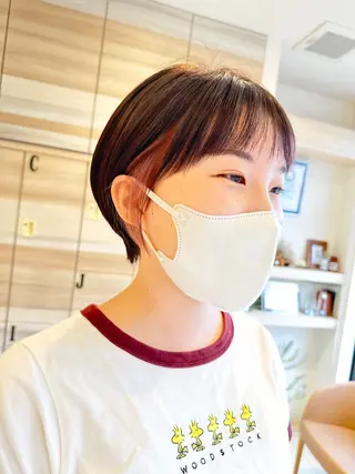 ショート カラー 内田 敦士のヘアスタイル