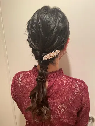 ロング ヘアアレンジ T Ayaのヘアスタイル