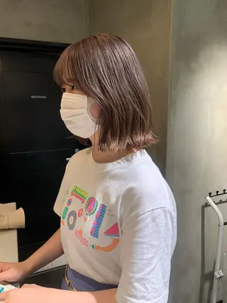 ミディアム カラー アンニュイヘア🪽 ayumiのヘアスタイル