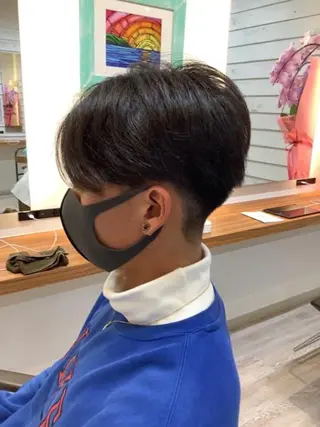 ショート 小林 崇雅　ダウンパーマのヘアスタイル