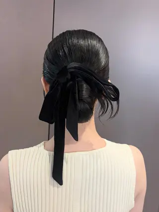 ロング 韓国/透明感カラー 外村さなのヘアスタイル