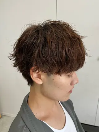 ショート パーマ メンズ 新潟メンズパーマ 新潟駅/小田拓実のヘアスタイル