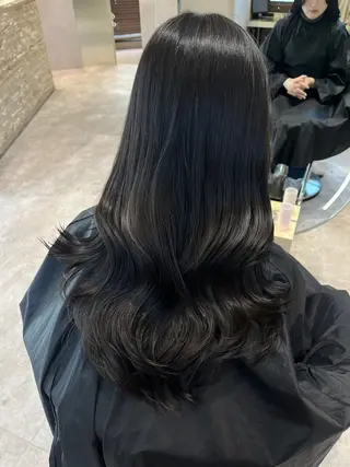 セミロング 韓国ヘア/ベージュ カラー/髪質改善/涼のヘアスタイル