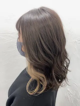 セミロング YUIMARL岡山店 MIRAIのヘアスタイル