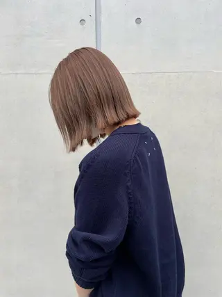 ショート カラー ヘアアレンジ GRAND OMOTESANDOのヘアスタイル
