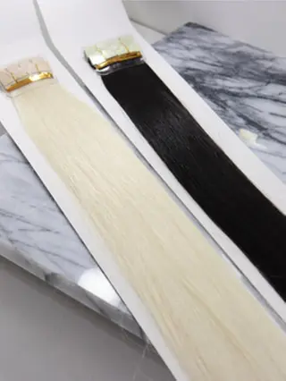 ロング カラー パーマ ヘアアレンジ 大阪レミーエクステ チビ編み込みのヘアスタイル