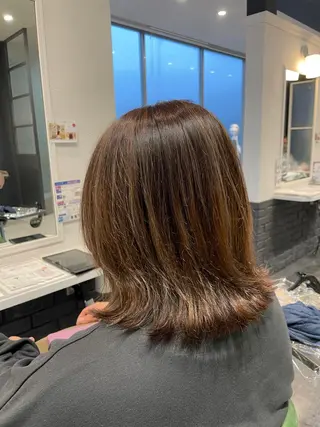 ミディアム カラー TELAHAIR 副代表 菊池謙のヘアスタイル