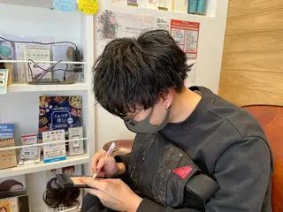 パーマ メンズ 細沼 葵のヘアスタイル