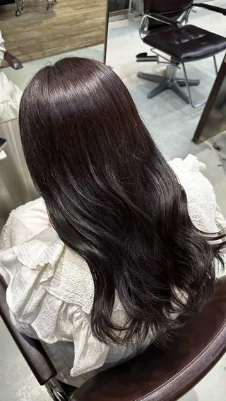 セミロング カラー fifth原宿 宮部蓮のヘアスタイル